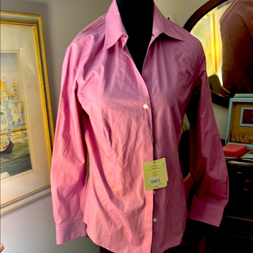 Pink Button-Up Shirt